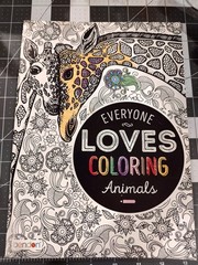 Bendon Everybody Loves Coloring Animals Coloring Book