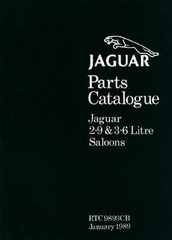 Jaguar XJ6 (XJ40) 2.9 & 3.6 Litre Saloons Parts Catalogue: RTC9893CB, Jaguar Lan