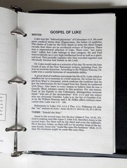 J. Vernon McGee’s Notes on the Holy Bible (partially complete, w/binder)