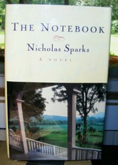 The Notebook by Nicholas Sparks (1996) HC.DJ. 2nd Printing. Signed. Near Fine