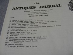 Antiques Journal – September 1974 Vintage Magazine