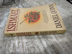 Daniel Quinn Ishmael Signed Paperback 1995 Bantam Turner Award Winner