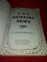 The Shipping News: E. Annie Proulx-1994 Pb Edition Novel/Fiction & Literature