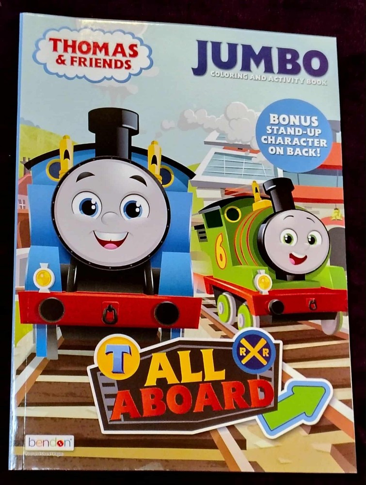 Thomas & Friends Jumbo Coloring & Activity Book for Kids – 80 pages