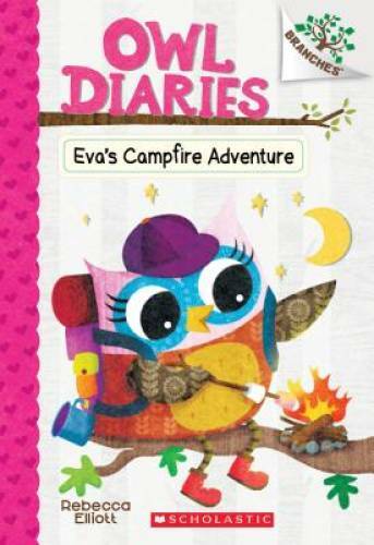 Eva’s Campfire Adventure: A Branches Book (Owl Diaries #12) (12) – GOOD