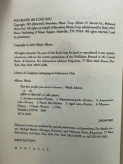 Five People You Meet in Heaven Mitch Albom SIGNED 1st Printing HC/DJ 2003