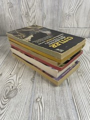 Lot of 6 Western Paperbacks Zane Grey Max Brand Cowboys Adventure Action