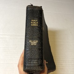 Vtg King James Version Holy Bible Red Letter Edition National Bible Press CRI