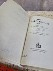 Holy Bible KJV 1970 National Bible Press White Bonded Leather Study Edition