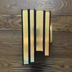 Easton Press Lot 4 SciFi Moon Pool Tau Zero Macroscope More Than Human Leather