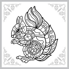 Squirrels Coloring Book for Adults and Teens 108 Pages 8.5 x 11 for All Ages