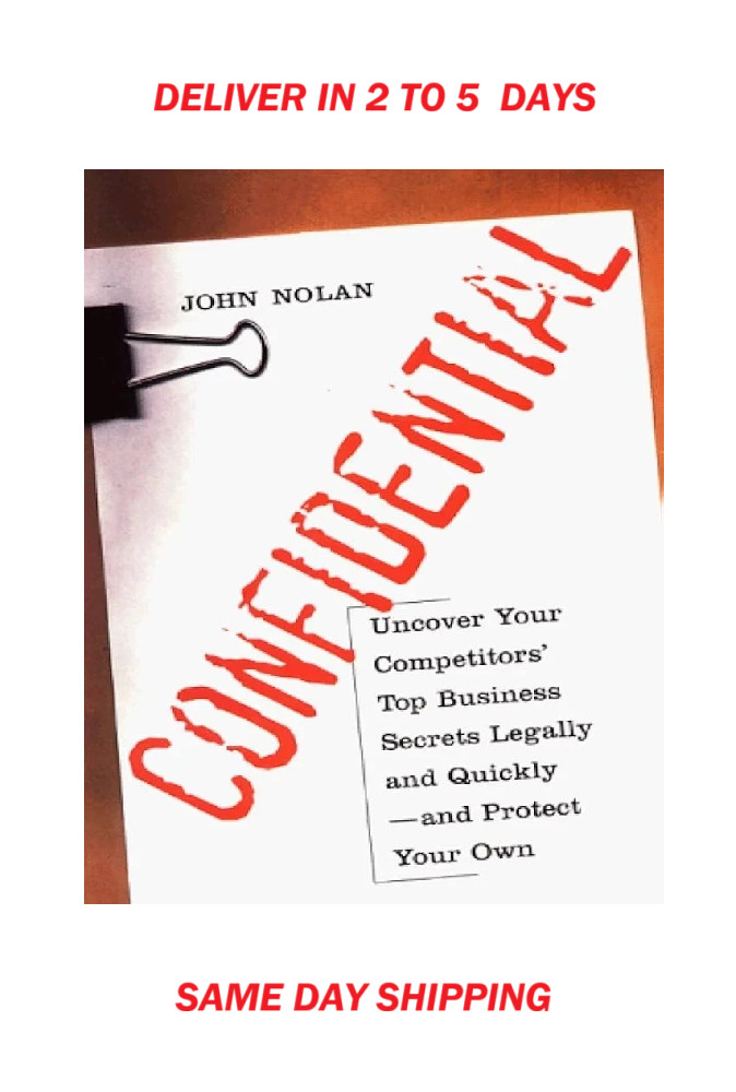 CONFIDENTIAL BY JOHN NOLAN ENGLISH PAPERBACK FREE SHIPPING (USA ITEM)