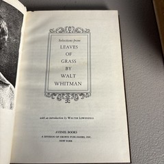 Lot of 4 HC Poetry Books Whitman Keyes American English Printed 1940s-70s Read
