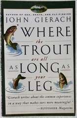 NEW Soft Cover Where The Trout Are All As Long As Your Leg John Gierach 83 pages