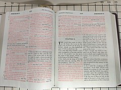 Word of God KJV Bible(Maroon) Large Print Easy Reading Margin Edition Red Letter