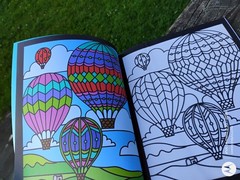 Stained Glass Coloring Book by Usborne w 14 see-thru pages to color dated 2018