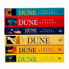 Dune Series 6 Book Collection Set by Frank Herbert Paperback Sci Fi Fiction