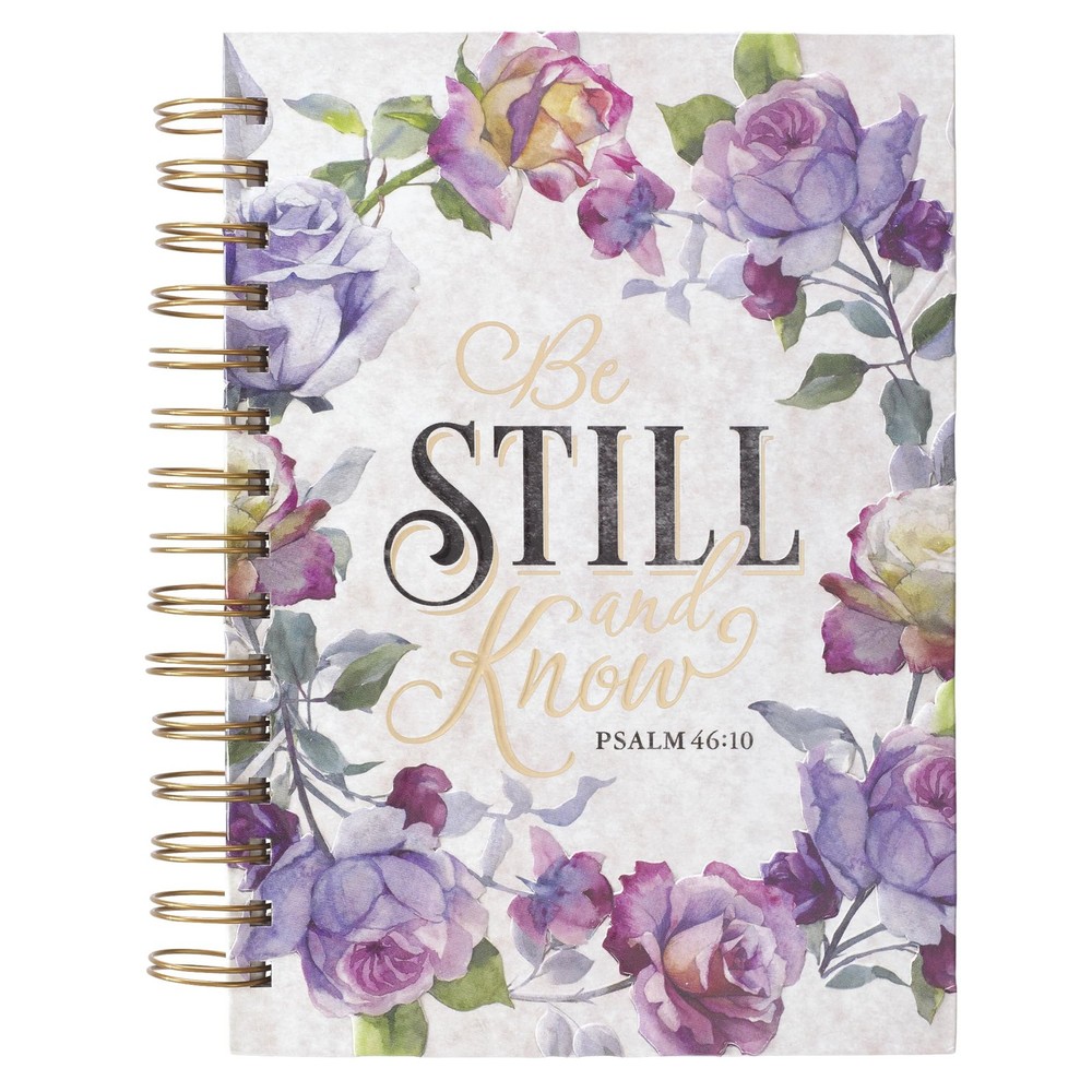 Christian Art Gifts Spiral Journal: Be Still and Know – Psalm 46:10