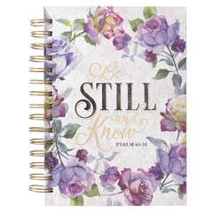 Christian Art Gifts Spiral Journal: Be Still and Know – Psalm 46:10
