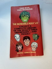 1979 LEE PRESENTS THE INCREDIBLE HULK POCKET BOOK PAPERBACK #2 NICE