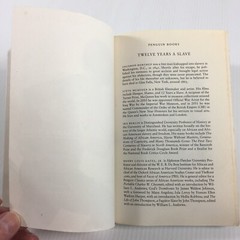 12 Years A Slave Solomon Northup Book 2013