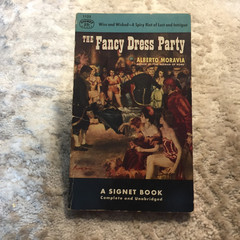 The Fancy Dress Party Alberto Moravia 1954 Signet Allegorical Political Satire