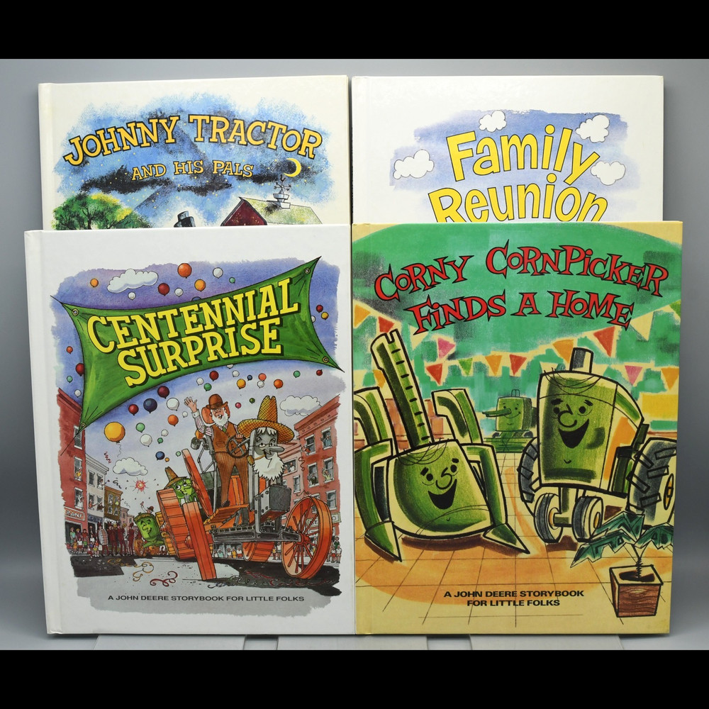 John Deere Storybook Little Folks Book Lot 1990s Corny Reunion Centennial Johnny