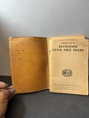 Vintage 1956 Reviewing Latin Two Years by Eli Blume AMSCO School Publication