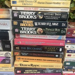 HUGE 122 BOOK LOT Vintage/Modern Mix Sci-Fi Fantasy Paperback Science Fiction