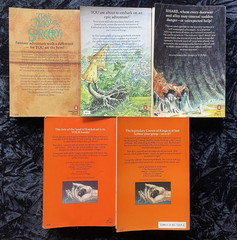 Lot of 5 Sorcery! Books 1-4 + The Sorcery Spell Book | Steve Jackson | TPB