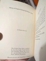 Allen Ginsberg Howl 1st Edition 3rd Printing 1957 City Lights Pocket Poets #4