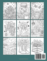 New 2026 Spring Adult Coloring Book: 50 Simple Spring-Themed Large Print Colorin