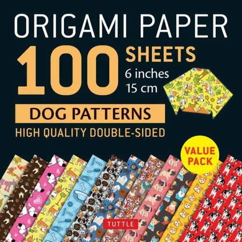 Origami Paper 100 sheets Dog Patterns 6″ (15 cm)