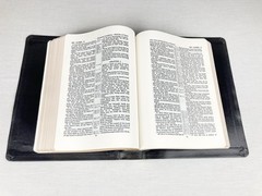 WORLD PUBLISHERS LOOSE LEAF KJV HOLY BIBLE CENTER COLUMN BONDED LEATHER RARE HTF
