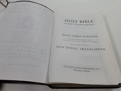 Holy Bible TBN Parallel Edition King James Version Living Translation KJV NLT