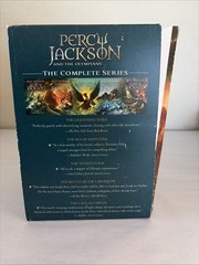 Percy Jackson and the Olympians Boxed Set by Rick Riordan 1-5 Includes Poster