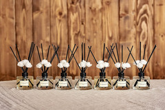Reed Diffuser Set 6.7Oz (200Ml) Grapefruit Verbena Scented Diffuser with Sticks
