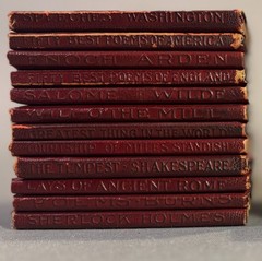 Antique Little Leather Library Miniature Books – Choose Your Title – Red Series