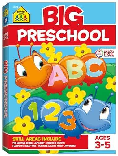 School Zone Big Preschool – Paperback, by School Zone; Joan – Acceptable