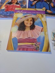 14 American Girl Mixed Lot 5 Rebecca Paperback Books 8 American Girl Lapel Pins