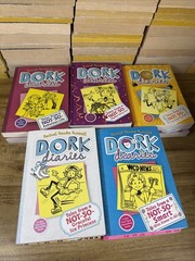 Lot of 10 DORK DIARIES By Rachel Renee Russell Paperback Books 1-10 Number 7 HC