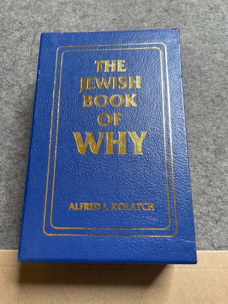 The Jewish Book of Why Alfred J Kolatch Slip Case 2 Volume Set Hard Cover