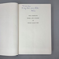 The Borzoi Poe: The Complete Poems and Stories 2‑Vol Boxed Set 4th Printing 1964