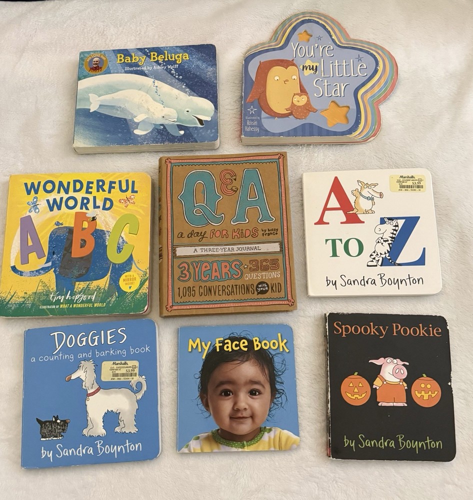 Toddler Board Book Bundle Sandra Boynton Baby Beluga ABC Books Ages 1-3
