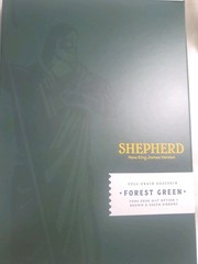 Humble Lamb NKJV Shepherd Bible Forest Green Goatskin Full-Grain Ribbons Gilded