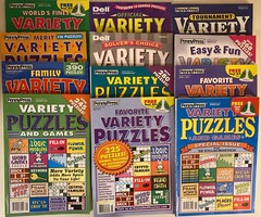 Lot of 40 New DELL Penny Press VARIETY Puzzle Books New UNSORTED NO Duplicates