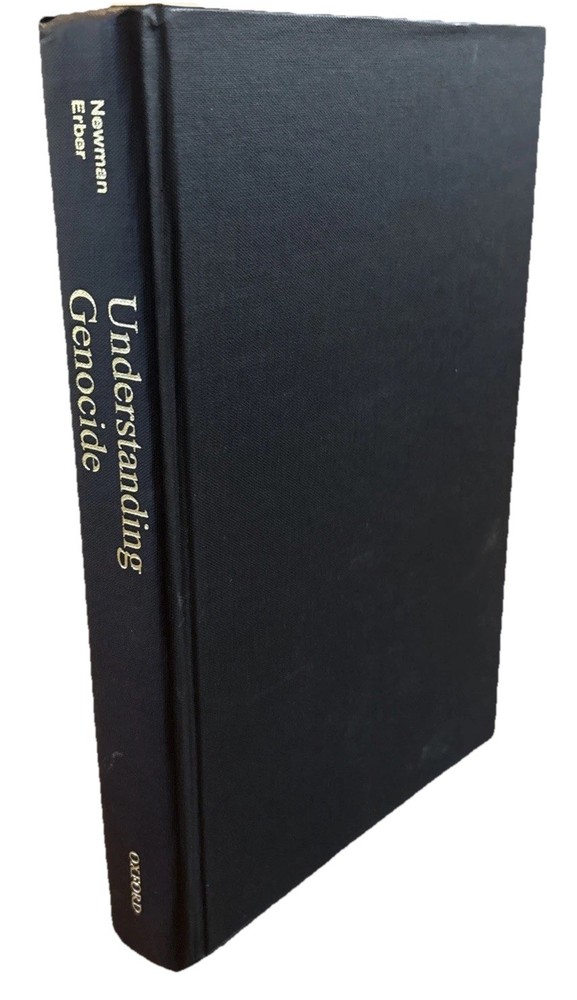 Understanding Genocide Social Psychology/Holocaust HC/Missing DJ Few Marks