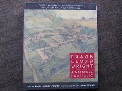FRANK LLOYD WRIGHT 32 Pages of Gatefold Pull-Outs with 16 Full Color Renderings