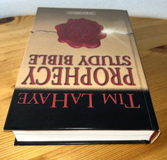 KJV Prophecy Study Bible Hardcover Tim LaHaye AMG Publishers Red Letter Like New