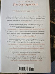 SIGNED The Correspondent by Virginia Evans, 2025, Hardcover, Dust Jacket